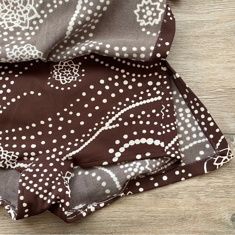 Vintage 1960s/1970s Maillot Swimsuit Print Skirted Bathing Suit Jantzen Size 12 - Picture 8 of 13